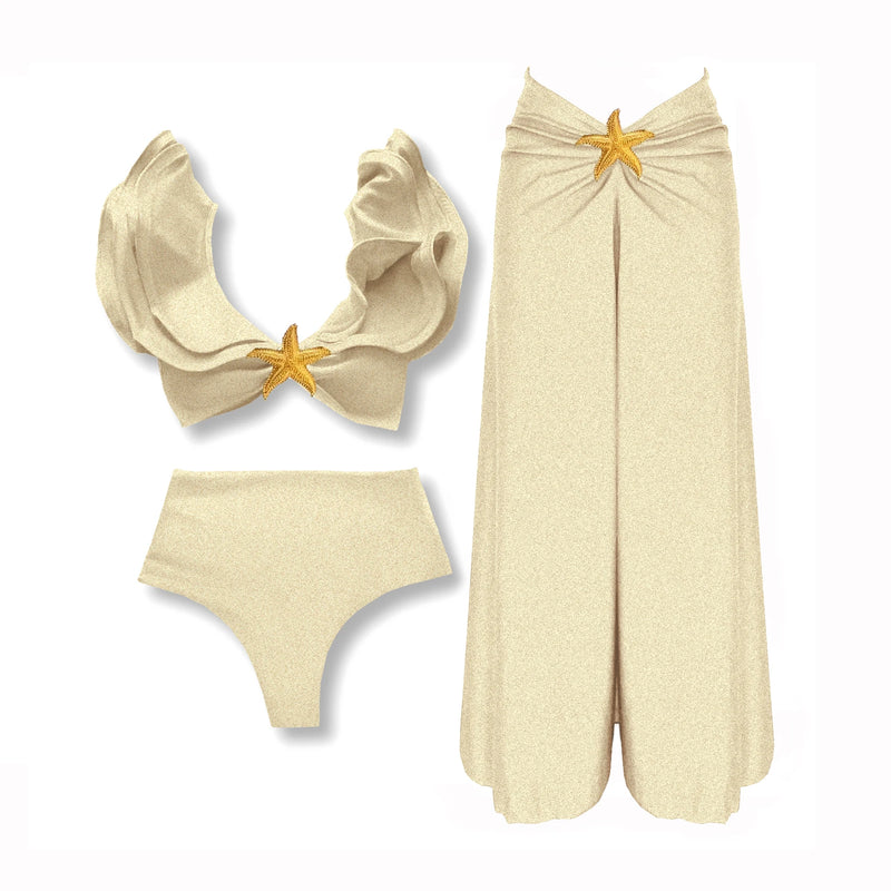 Casually Elegant Bathing Suit with a Refined Edge