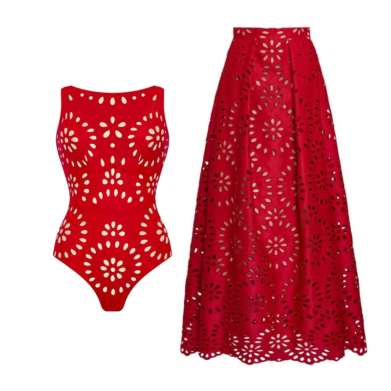 Classic Vintage Bathing Suit with a Flattering Fit
