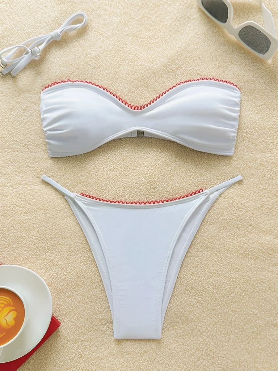 Classic Vintage Bikini with a Flattering Fit