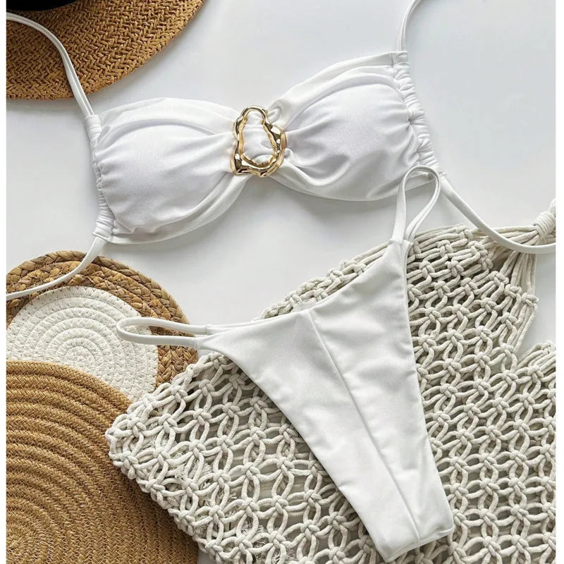Casually Elegant Bathing Suit with a Refined Edge