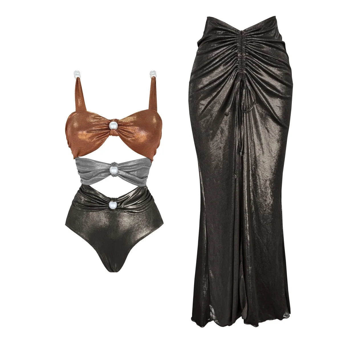 Subtly Elegant Bikini with a Refined Vintage Look