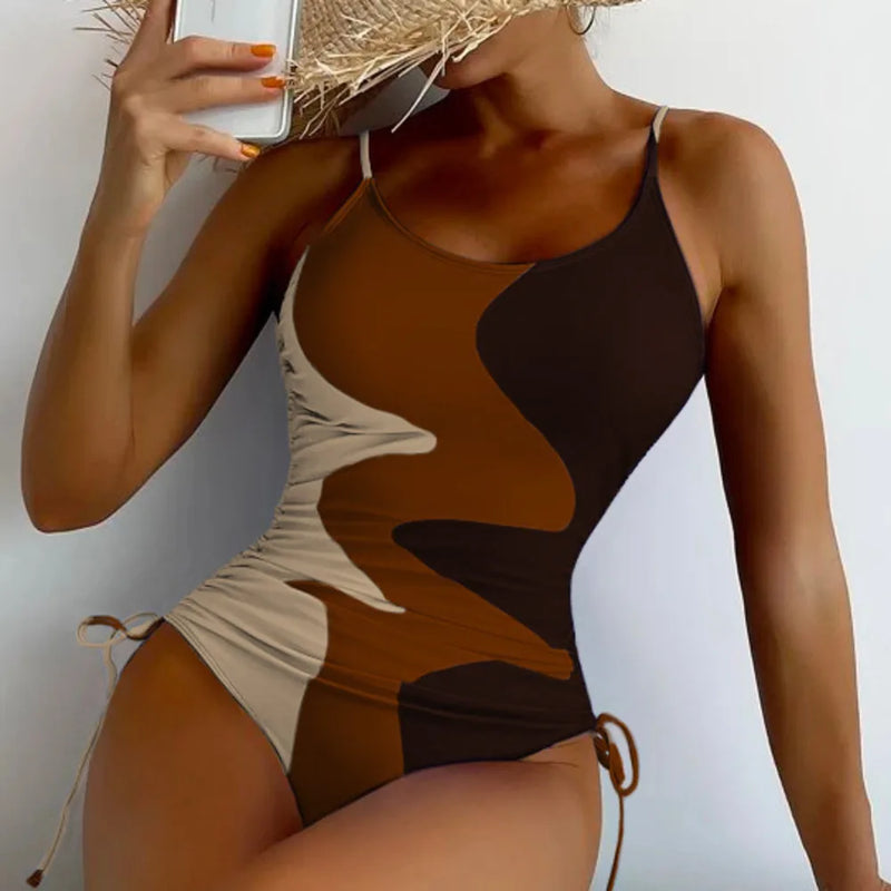 Subtly Elegant Bathing Suit with a Refined Vintage Look