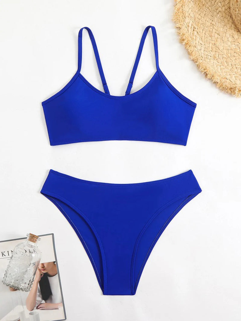 Subtly Elegant Bikini with a Refined Vintage Look