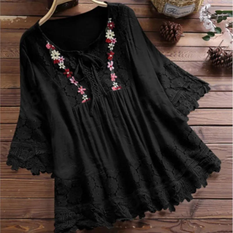 A Vintage Style Shirt with Delicate Timeless Details