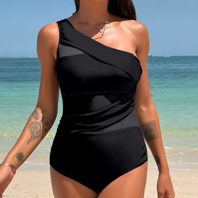 Vintage Inspired Bathing Suit with a Contemporary Edge