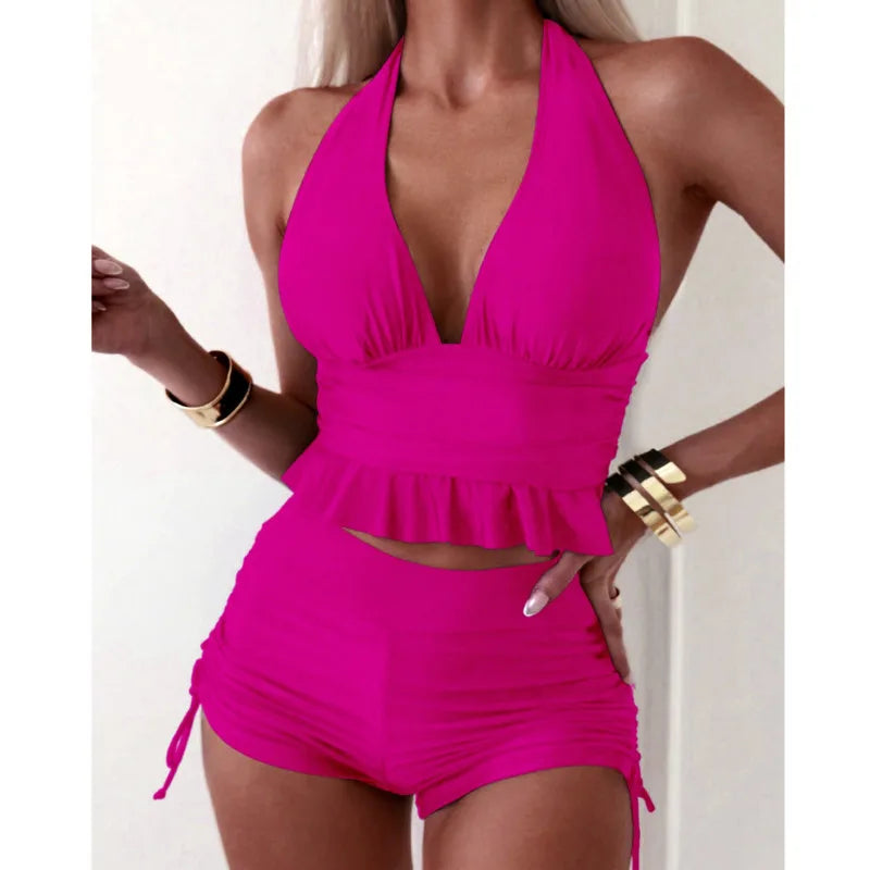 Subtly Elegant Bathing Suit with a Refined Vintage Look
