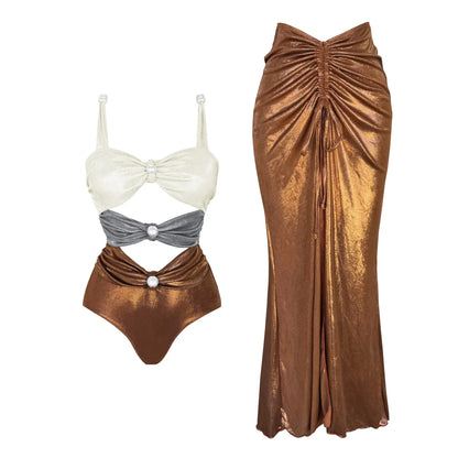 Subtly Elegant Bikini with a Refined Vintage Look
