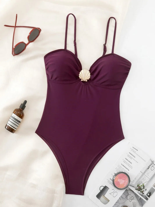 Beautifully Finished Swimsuit in a Timeless Design