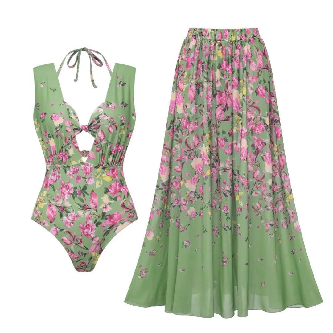 Subtly Elegant Bikini with a Refined Vintage Look
