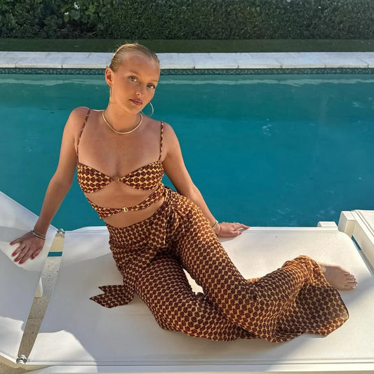 Vintage Inspired Bikini with a Contemporary Edge