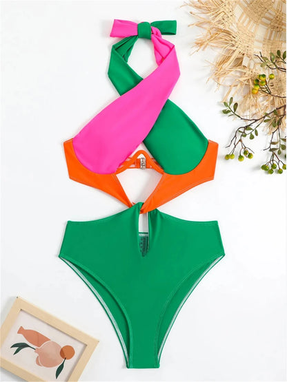 Classic Vintage Monokini with a Flattering Fit