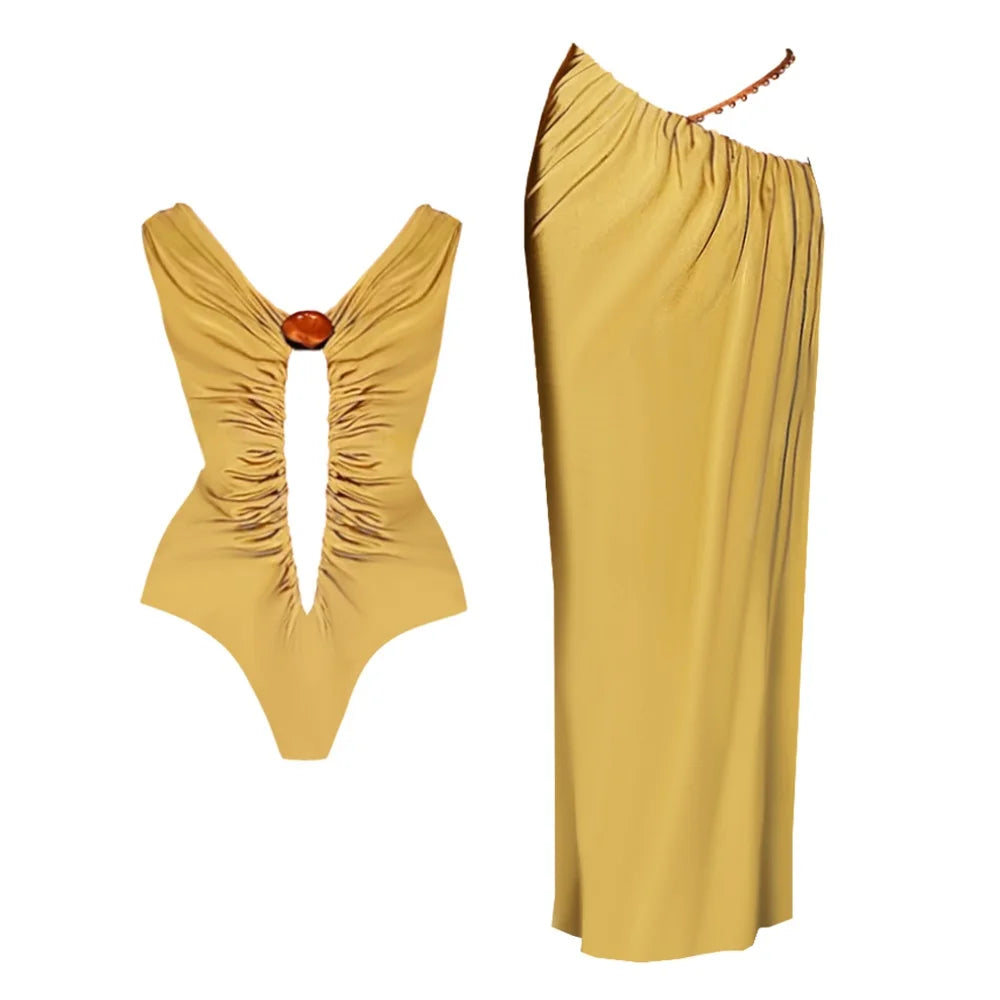 Subtly Elegant Bikini with a Refined Vintage Look