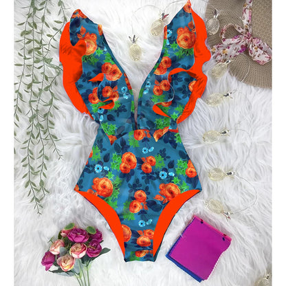 Finely Styled Bathing Suit with a Classic Vintage Look
