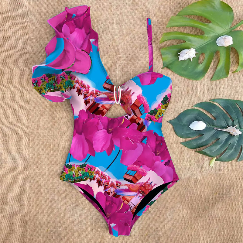 Finely Styled Bathing Suit with a Classic Vintage Look