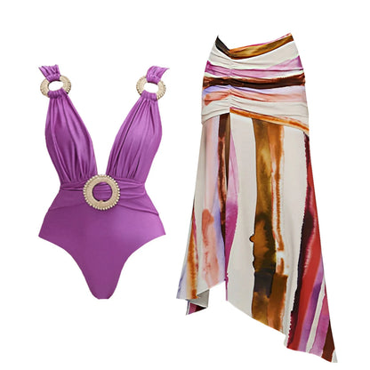 Classic Vintage Bathing Suit with a Flattering Fit