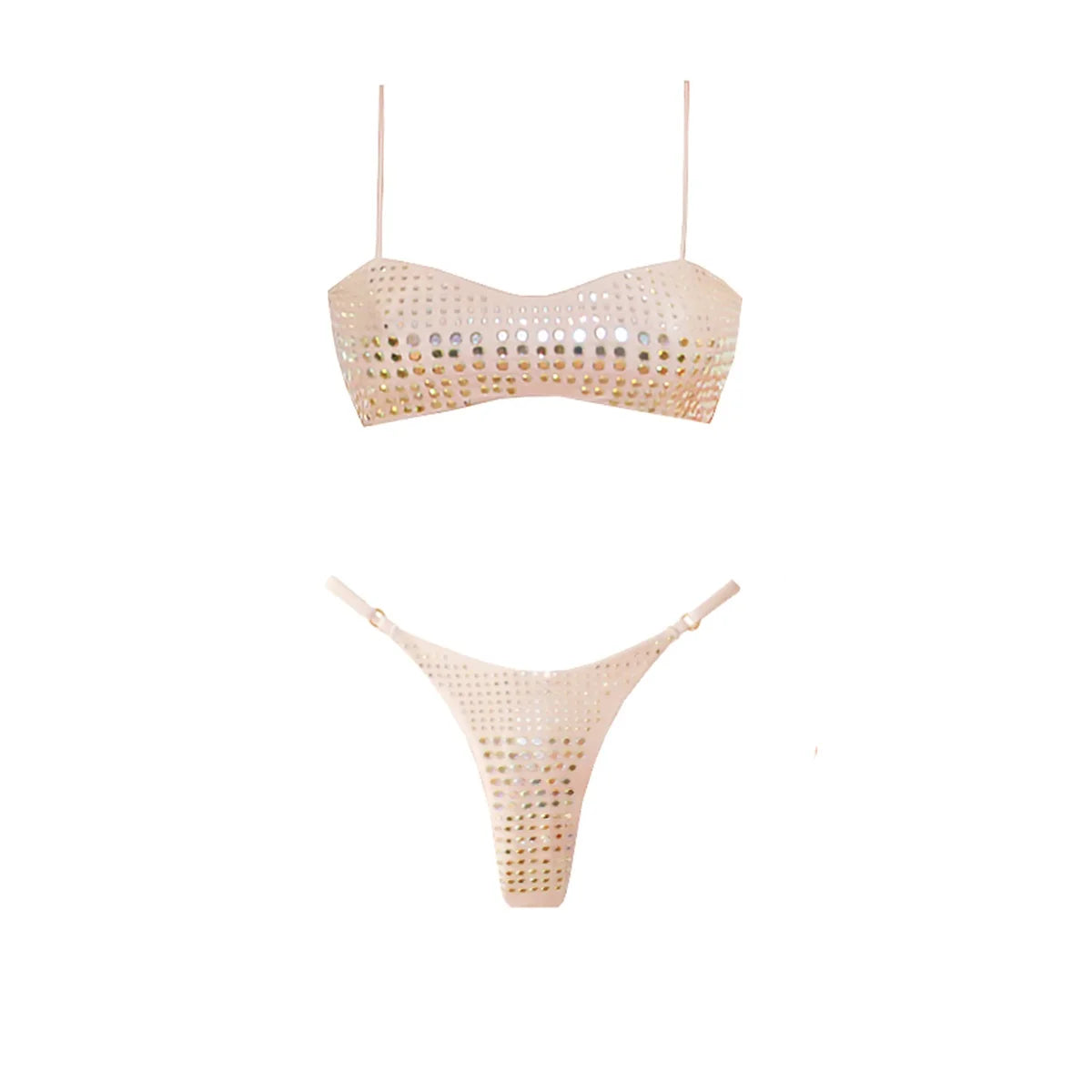 Subtly Elegant Bikini with a Refined Vintage Look