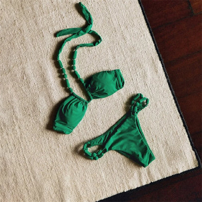 Classic Vintage Bikini with a Flattering Fit