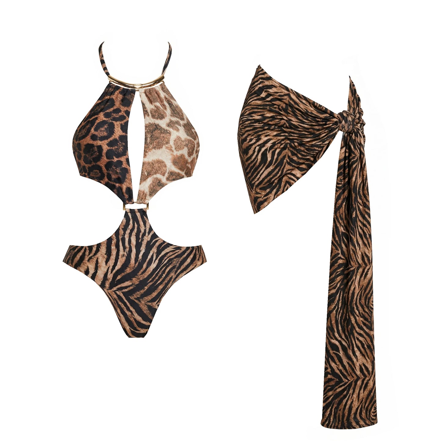 Classic Vintage Bikini with a Flattering Fit