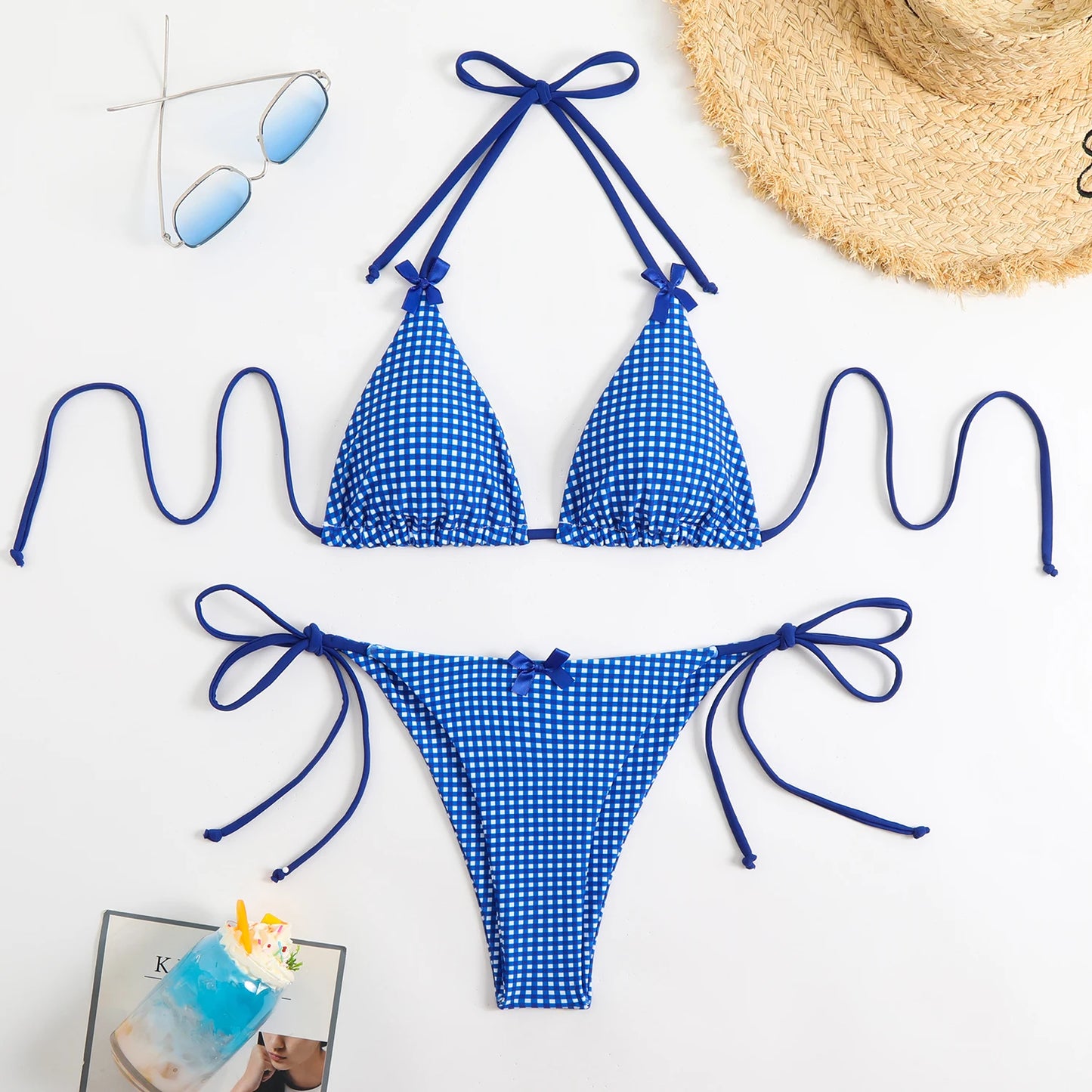 Classic Vintage Bikini with a Flattering Fit