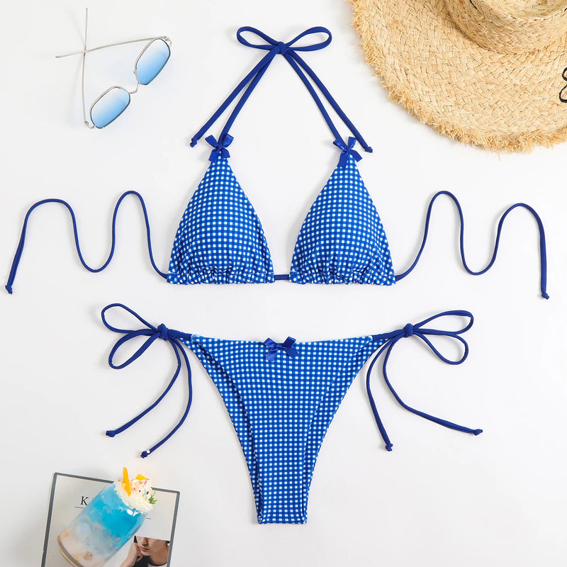 Classic Vintage Bikini with a Flattering Fit