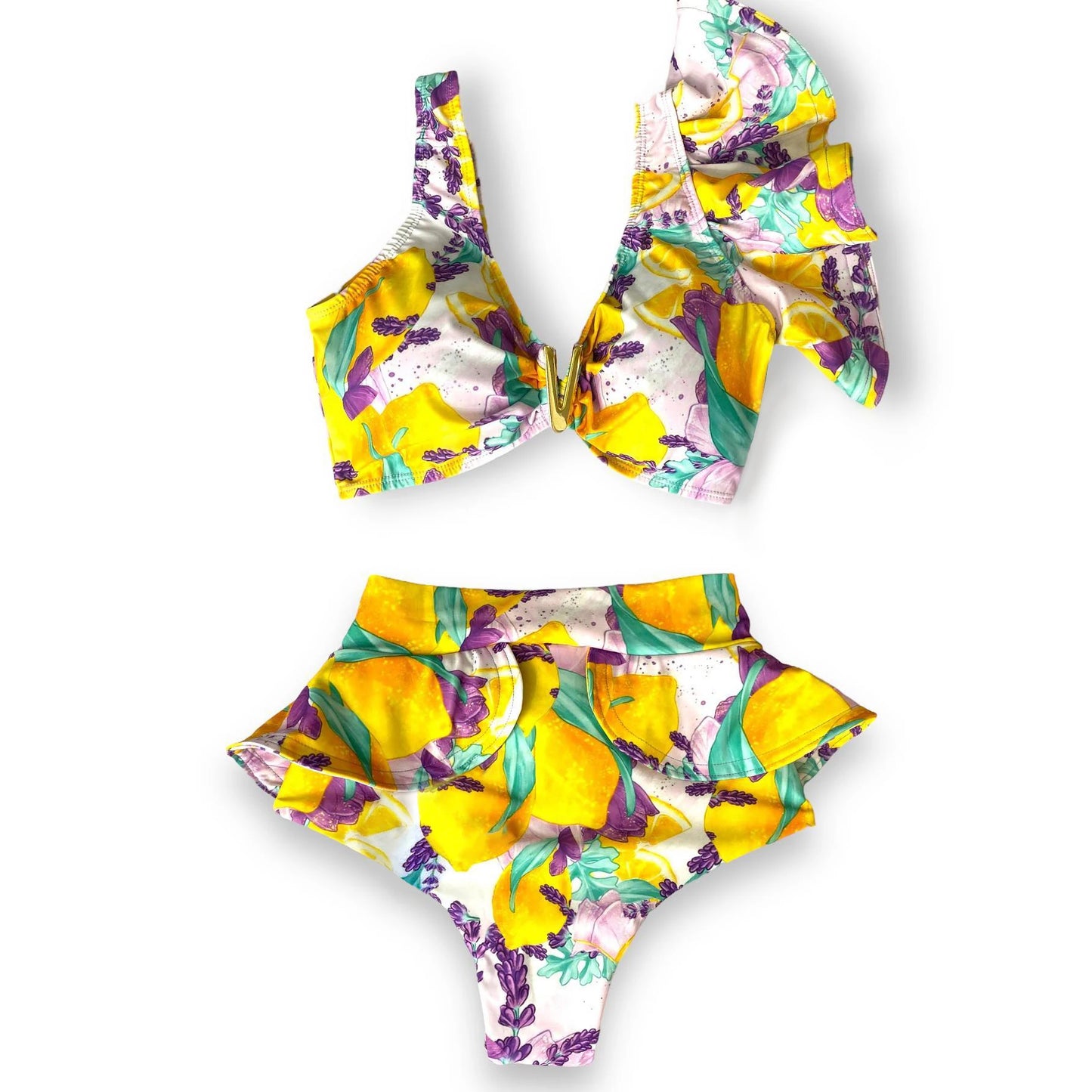 Vintage Inspired Bathing Suit with a Contemporary Edge