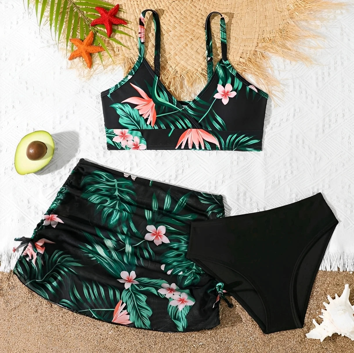 Classic Vintage Bikini with a Flattering Fit