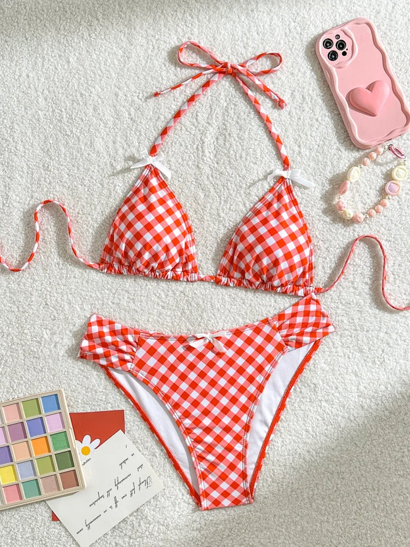 Vintage Inspired Bikini with a Contemporary Edge