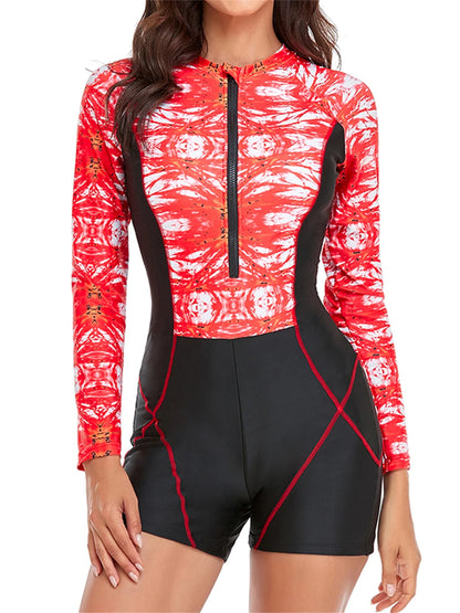 Casually Elegant Swimsuit with a Refined Edge