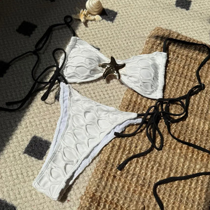 Vintage Inspired Bathing Suit with a Contemporary Edge