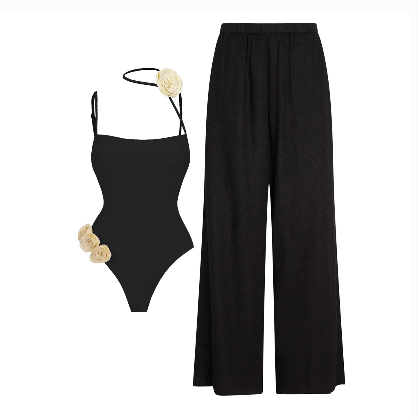 Classic Vintage Swimsuit with a Flattering Fit