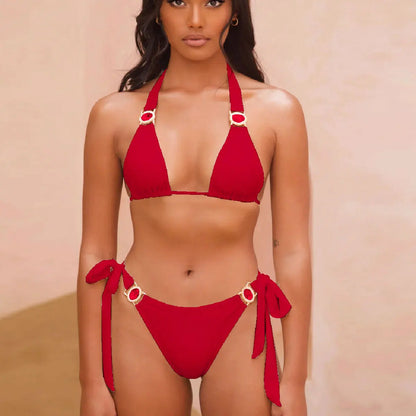 Subtly Elegant Bikini with a Refined Vintage Look