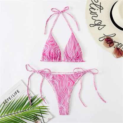 Classic Vintage Bikini with a Flattering Fit