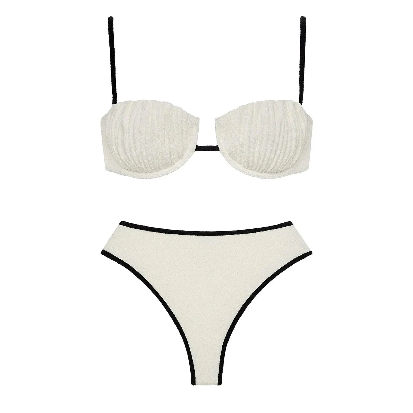 Finely Styled Bathing Suit with a Classic Vintage Look