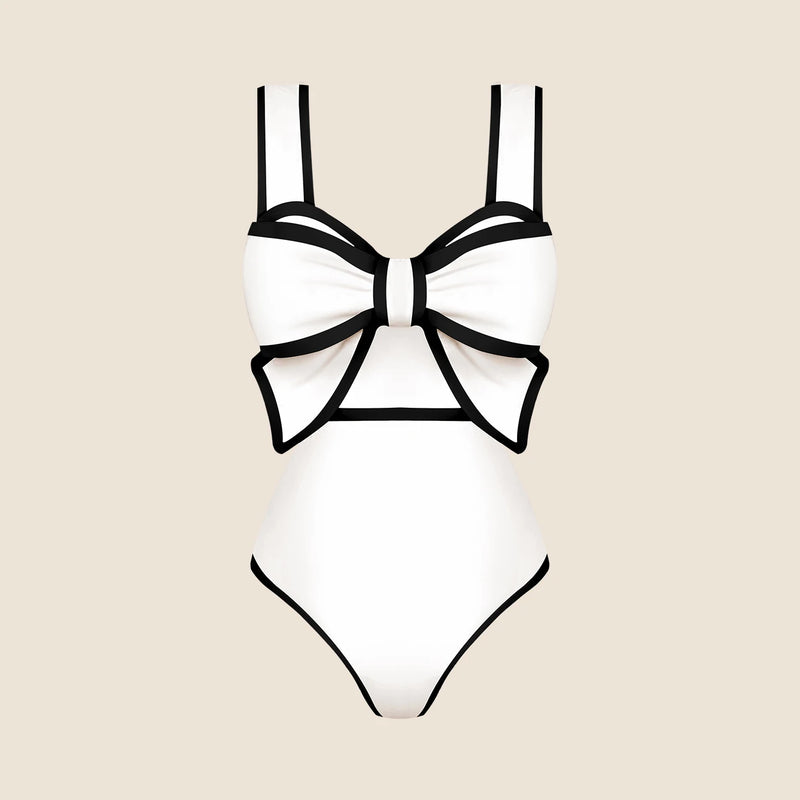 Finely Styled Bathing Suit with a Classic Vintage Look