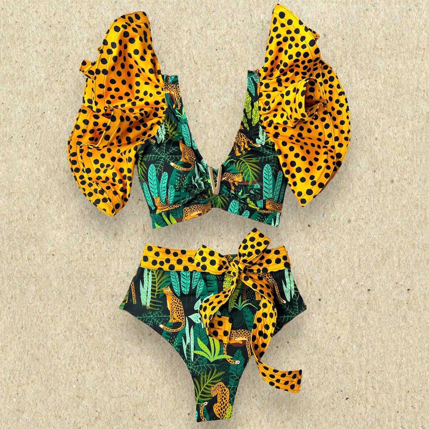 Vintage Inspired Bathing Suit with a Contemporary Edge