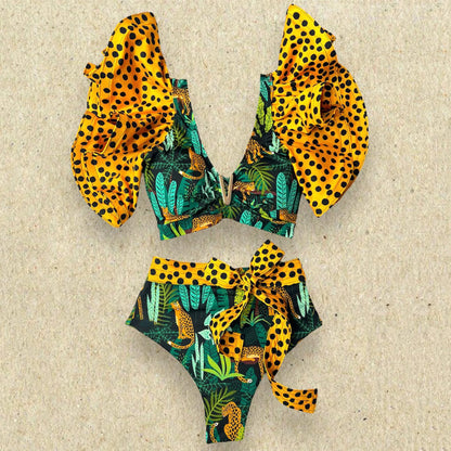 Vintage Inspired Bathing Suit with a Contemporary Edge