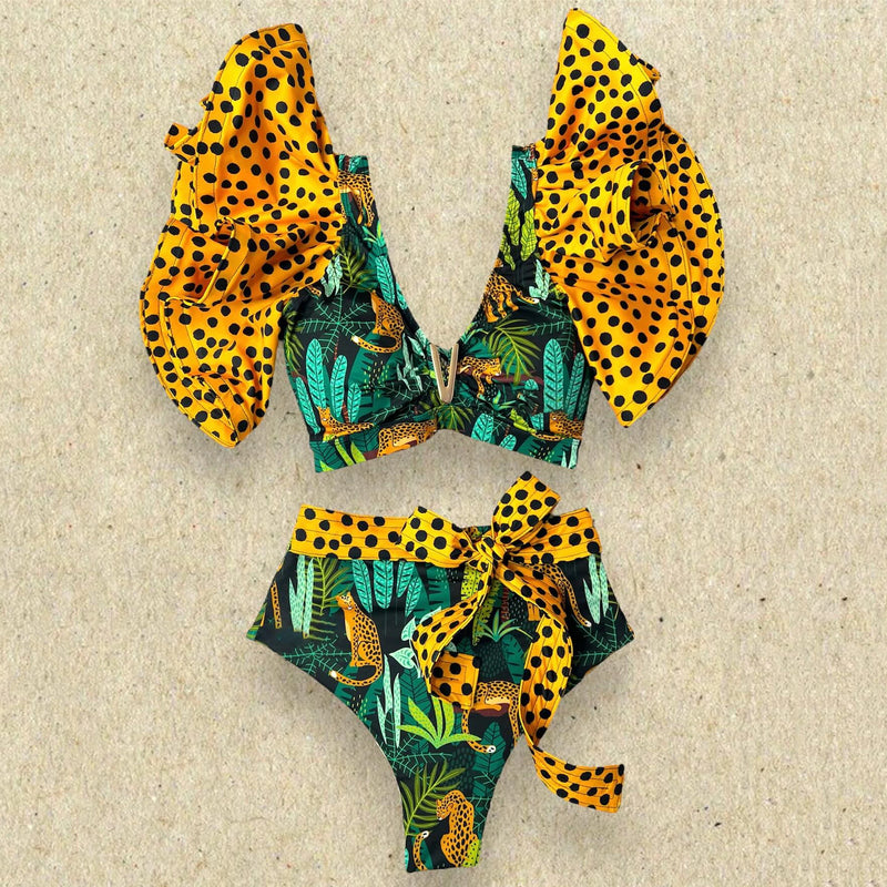 Vintage Inspired Bathing Suit with a Contemporary Edge