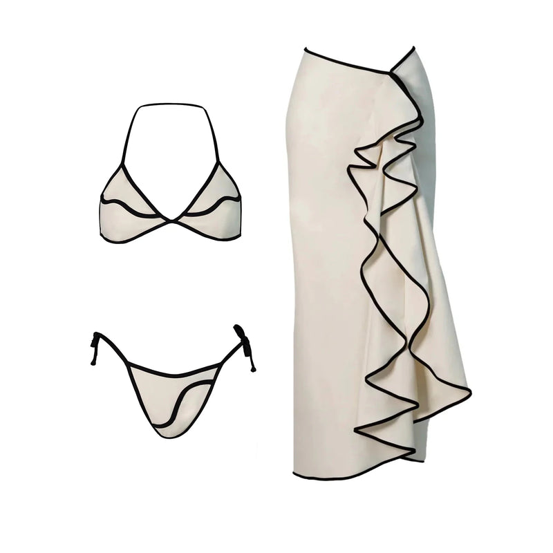 Effortlessly Elegant Bathing Suit with a Timeless Design