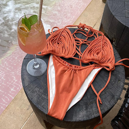 Casually Elegant Bathing Suit with a Refined Edge