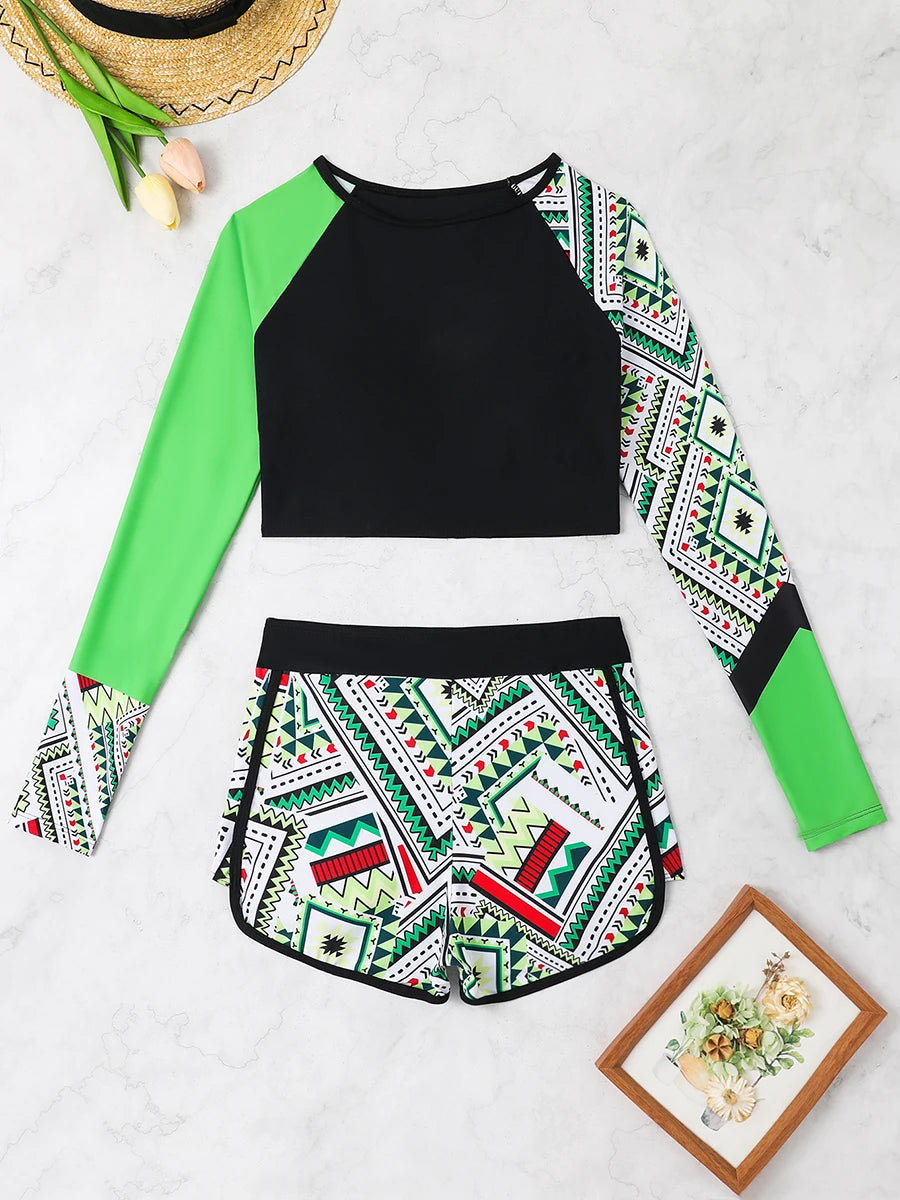 Casually Elegant Swimsuit with a Refined Edge