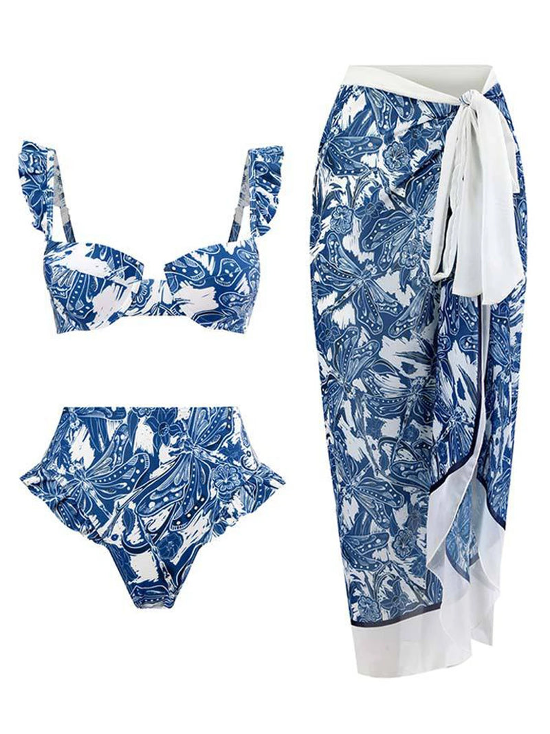 Subtly Elegant Bikini with a Refined Vintage Look