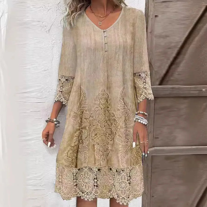 Casually Elegant Dress with a Refined Edge