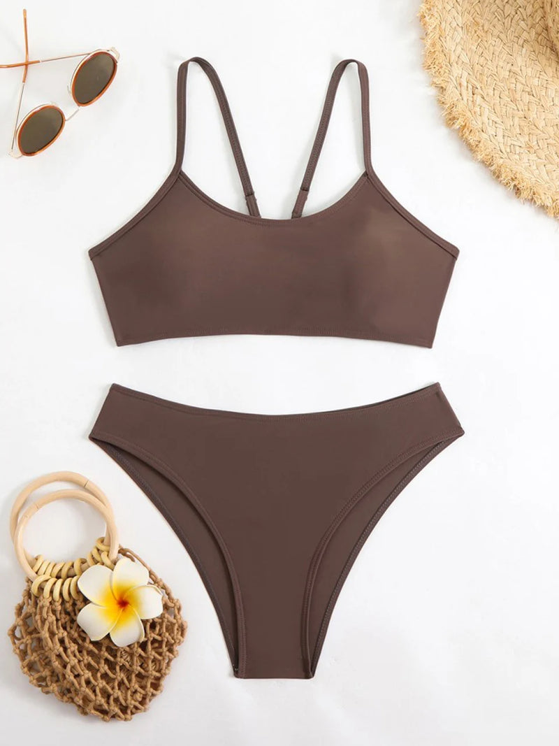 Subtly Elegant Bikini with a Refined Vintage Look