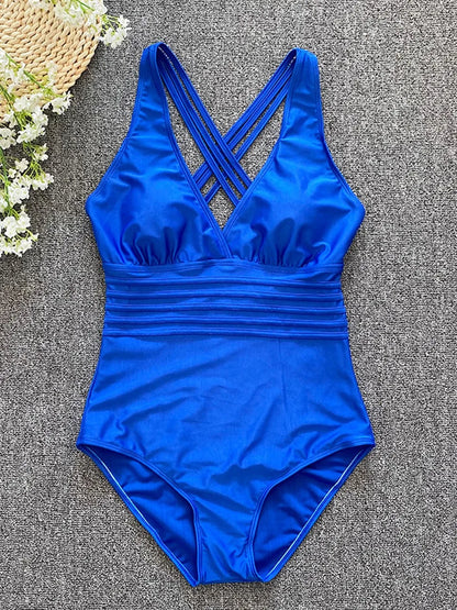 Subtly Elegant Swimsuit with a Refined Vintage Look