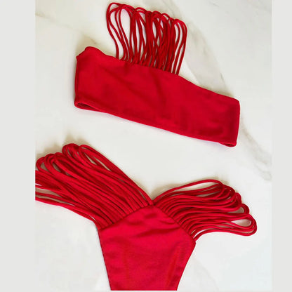 Casually Elegant Bathing Suit with a Refined Edge