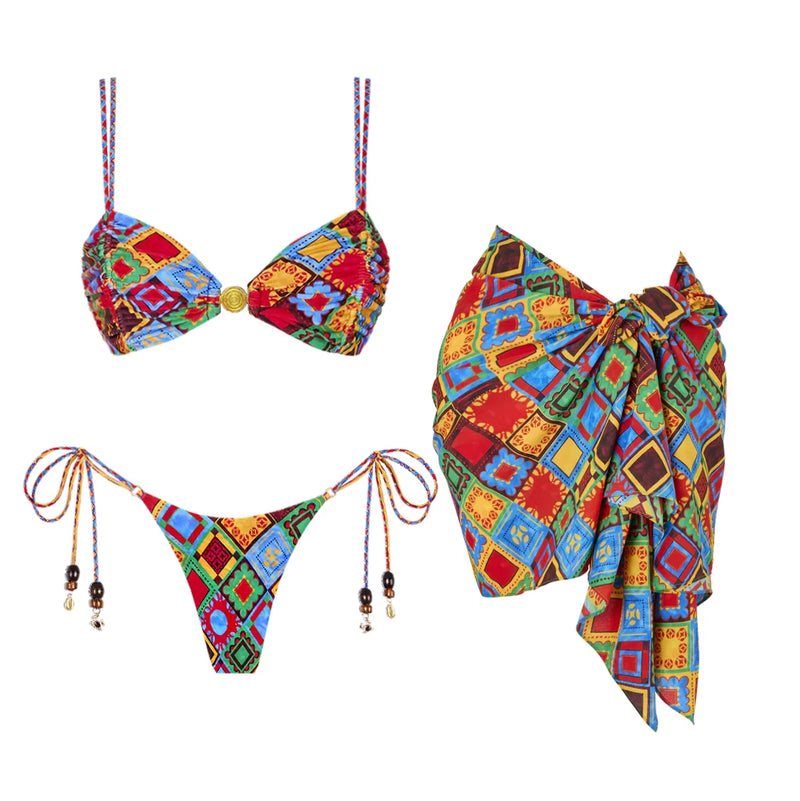 Subtly Elegant Bathing Suit with a Refined Vintage Look