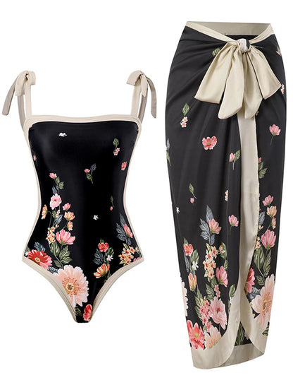 Subtly Elegant Swimsuit with a Refined Vintage Look