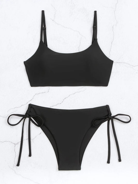 Casually Elegant Bathing Suit with a Refined Edge