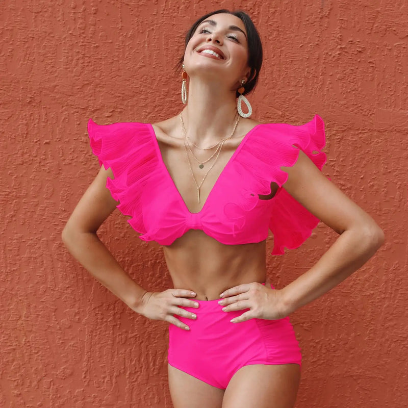Casually Elegant Bathing Suit with a Refined Edge