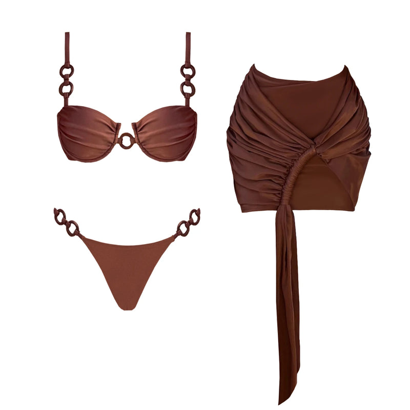 Classic Vintage Bikini with a Flattering Fit